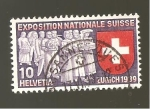 Stamps Switzerland -  INTERCAMBIO