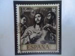 Stamps Spain -  Ed:1338-El Expolio-El Greco (Domenicos Theotocópoulos,1541-1614),Pintor Español,auque nacido en Cr