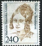 Stamps Germany -  Mathilde Franziska Anneke