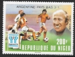 Stamps : Africa : Niger :  futbol