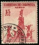 Stamps Colombia -  Monumento VON MILLER de SIMÓN BOLÍVAR en BOYACÁ.