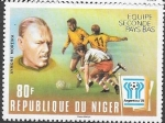 Sellos de Africa - N�ger -  futbol