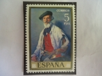 Sellos de Europa - Espaa -  Ed:2025 - Retrato del pintor Español, Pablo Uranga (1861-1934) por el Pintor Español,Inacio Zuloaga 