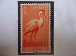 Stamps Spain -  Ed:Es-SH 163 - Sahara Español - Garza Real (Ardea Cinerea)
