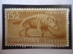 Sellos de Europa - Espaa -  Ed: Es-Sh 171 - Shara Español - Hiena Rayada (Hyaena hyaena) - Día del Sello 1957 - Pro Infancia.