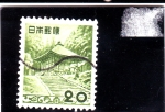 Stamps Japan -  casa tipica