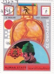 Stamps United Arab Emirates -  OLIMPIADA DE INVIERNO SAPPORO'72