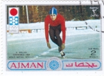 Stamps United Arab Emirates -  OLIMPIADA DE INVIERNO SAPPORO'72