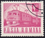 Sellos de Europa - Rumania -  locomotora eléctrica