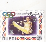 Stamps United Arab Emirates -  OLIMPIADA MUNICH'72 anillas