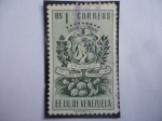 Stamps Venezuela -  EE.UU. de Venezuela - Estado Tachira - Escudo de Armas.