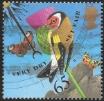 Stamps United Kingdom -  AVES