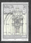 Stamps Malta -  805 - Iglesia de la Huida de la Sagrada Familia a Egipto