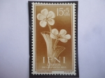 Stamps Spain -  Ed:ES-IF 129 - Limoniastrum Ifniensis-IFNI Español - Territorio en Marruecos - Pro-Infancia 1956.