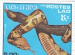 Stamps Laos -  serpiente