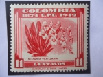 Sellos de America - Colombia -  U.P.U. - 75°Aniversario de la Unión Postal Universal (1874-1949) - Miltonia Vexillaria