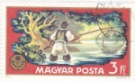 Stamps Hungary -  pesca fluvial