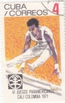 Stamps Cuba -  VI juegos panamericanos Cali'71