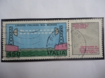 Stamps Italy -  Lavord Italiano nel Mondo-Torres-Radares-Trabajo Italiano para el Mundo - Comunicación - (3er Ed.)