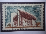 Stamps France -  Chapelle de Notre-Dame du Haut-Ronchamp - Serie: Turismo.