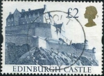 Stamps United Kingdom -  Castillo de Edimburgo