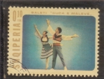 Sellos del Mundo : Europa : Albania : Ballet 