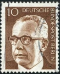 Stamps Germany -  Gustav Heinemann