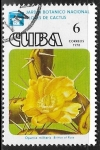 Sellos de America - Cuba -  Flores - Opuntia militaris