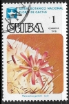 Stamps Cuba -  Flores - Melocactus guitarti