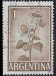 Stamps Argentina -  Flores - Girasol
