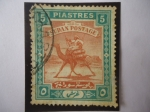 Stamps : Africa : Sudan :  Cartero en Dromedario (Camelus dromedarius)