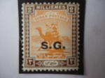 Stamps Sudan -  Cartero en Dromedario (Camelus dromedarius)