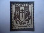 Stamps France -  Escudo de Armas - Serie: Cadenas Rotas.