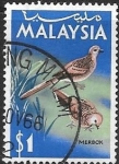 Sellos de Asia - Malasia -  aves