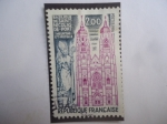 Stamps France -  Basilique de Saint-Nicolas de Port - Meurthe et Moselle - Serie: Turismo.