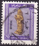 Stamps Asia - Iraq -  Estatua