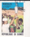 Stamps Guinea -  Entrega de la Copa a Hafia FC