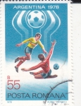 Stamps Romania -  MUNDIAL Argentina 78