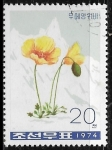 Stamps North Korea -  Flores -Papaver radicatum
