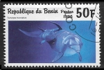 Sellos de Africa - Benin -  Mamíferos marinos - Tursiops truncatus