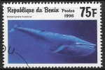 Stamps : Africa : Benin :  Mamíferos marinos - Balaenoptera musculus