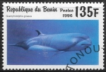 Stamps Benin -  mamíferos marinos - Grampus griseus