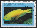 Stamps Benin -  Peces - Scarus gibbus