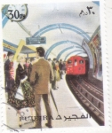 Stamps United Arab Emirates -  Estación de metro