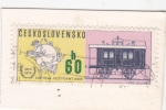 Sellos de Europa - Checoslovaquia -  vagón de correos