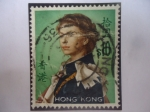 Stamps Hong Kong -  Queen Elizabeth II - Serie: Queen Elizabeth II (1962-1972)