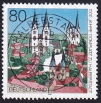 Stamps Germany -  1000 años plaza del domo Halberstadt