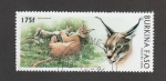 Stamps : Africa : Burkina_Faso :  Lince
