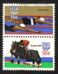Stamps : America : United_States :  Juegos Olímpicos de Verano 1980 - Moscú
