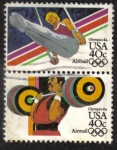 Stamps : America : United_States :  Juegos Olímpicos de Verano 1984 - Los Ángeles